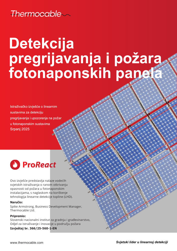 Detekcija pregrijavanja i požara fotonaponskih panela